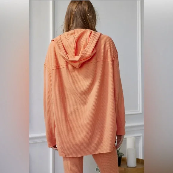 UO Out From Under Collette Cardi in Light Orange! Size S. Brand New & With Tags! - Picture 2 of 9